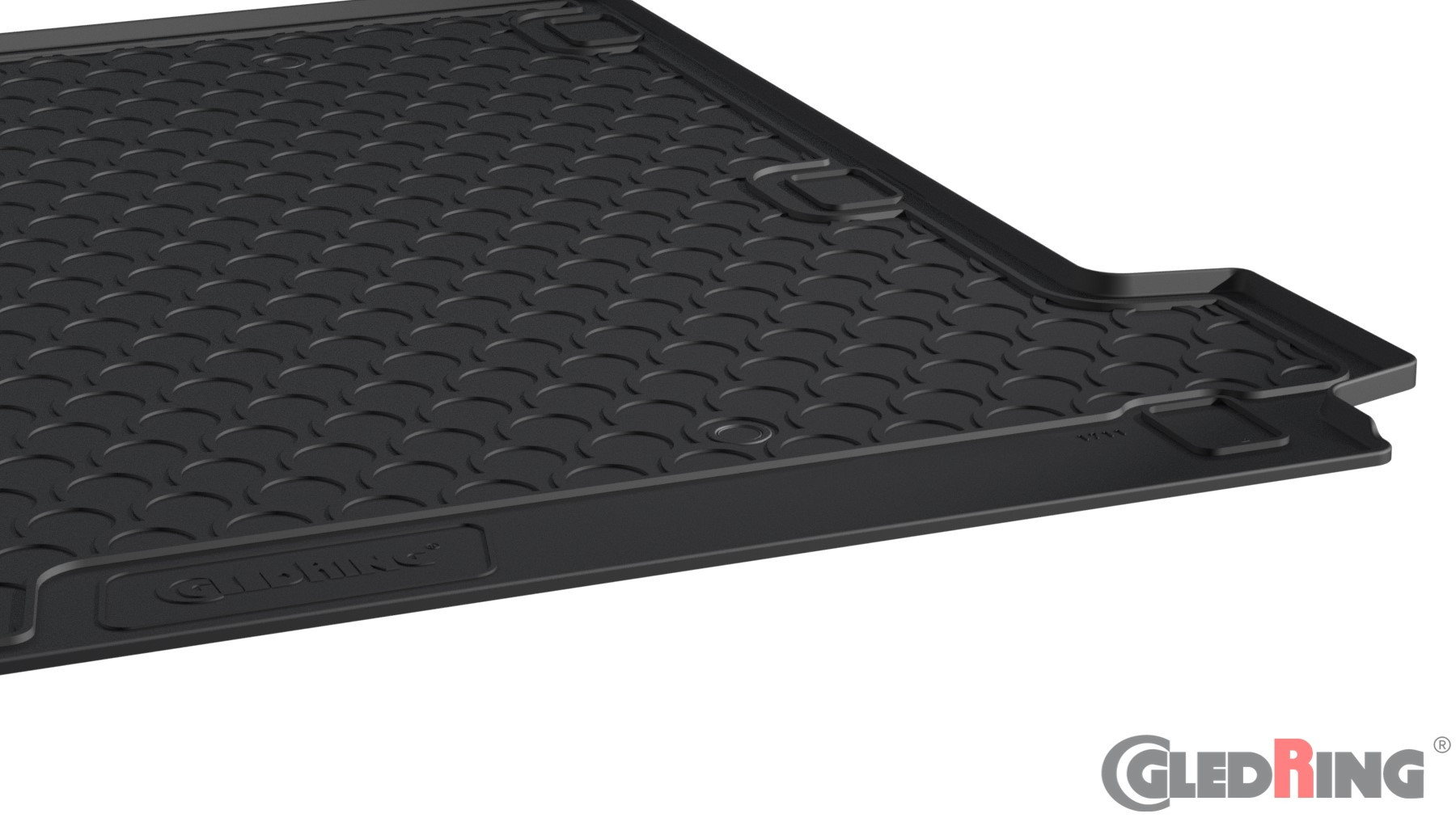 Original Gledring Premium Gummi Kofferraummatte - MERCEDES E-Classe W212 Tourer (mit Kofferraumpaket /mit Netzen ) 2009-2013/ Modif.2014-2016